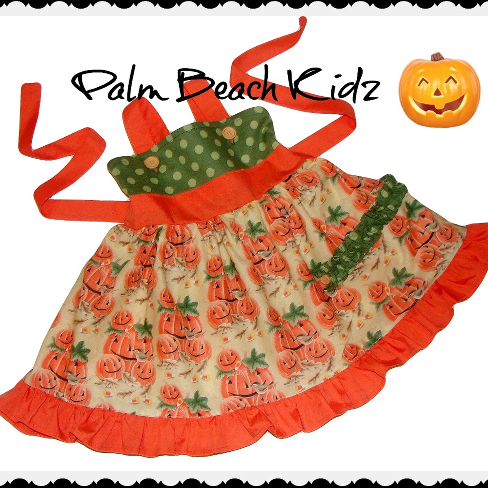 Halloween Pumpkin Face Twirl